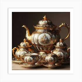 Tea Art 338 Art Print