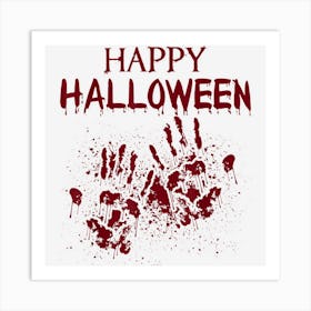 Happy Halloween Vampire Evil Art Print