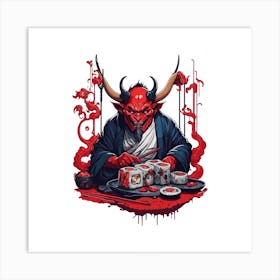 Devil Sushi Art Print