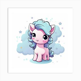 Cute Pony 6 Art Print