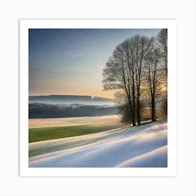 Winter Landscape 8 Art Print