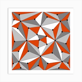 Abstract Geometric Pattern 1 Art Print