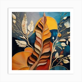 Autumn Leaves Art Print