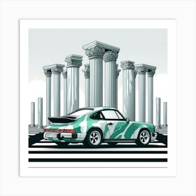 Porsche 911 8 Art Print