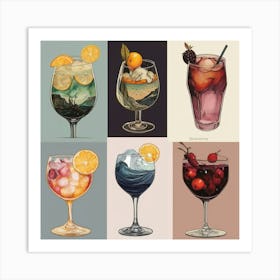 Default Drinks Inspired By Art And Literature Aesthetic 0 Art Print
