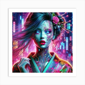 Asian Girl 8 Art Print