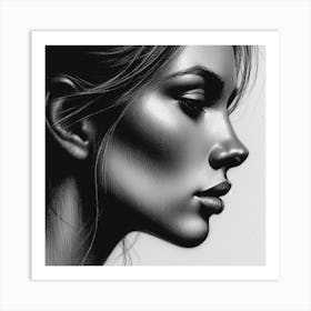 Portrait Of A Woman 1 Art Print