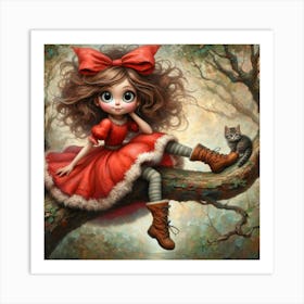 Little Red Riding Hood 3 Art Print