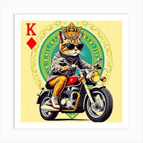 King Of Cats Art Print