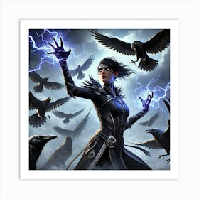 Zoya Raven Vanguard Mastery Art Print