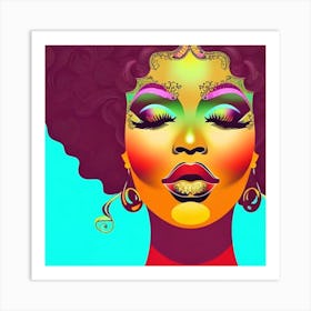 From Melanin, With Love and Artful Afrocentrism Art Print