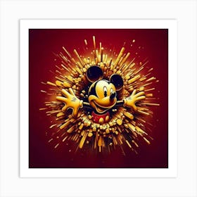 Royal mickey mouse Art Print