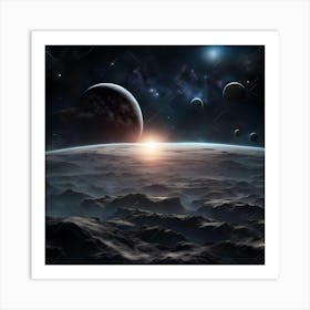 Cosmic Night Art Print