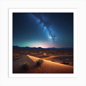 Desert Night Sky 1 Art Print