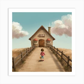 Welcome To The House Art Print