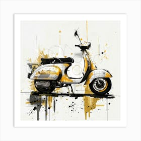 Vespa 2 Art Print