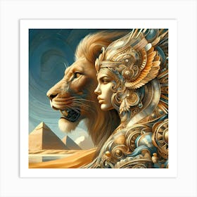 Cleopatra Portrait Artwork 110 Art Print