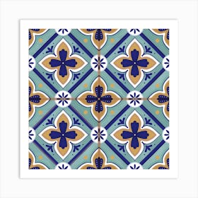 Geometric Tile 02 2 Art Print