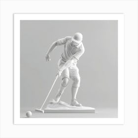 Golfer 1 Art Print