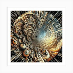 Spiral Vortex 1 Art Print