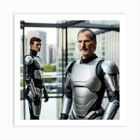 Steve Jobs In Space Suit Art Print