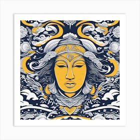 Taiwanese Goddess Art Print