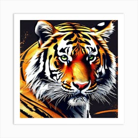 Tiger Painting 15 Art Print