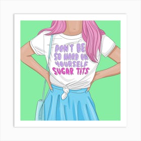 Sugar Tits Art Print