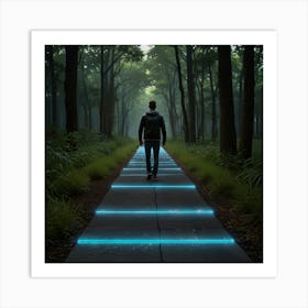 Path In The Woods Art Print