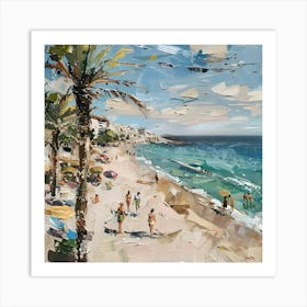 Day At The Beach Mallorca, Spain Art Print