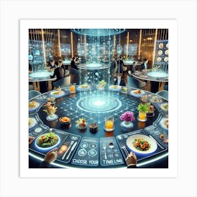 Interactive Elements Scifi Art Print