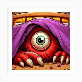The monster we were all afraid of Art Print