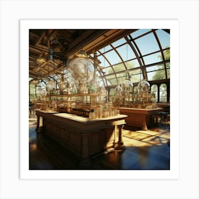 Chemistry Lab 4 Art Print