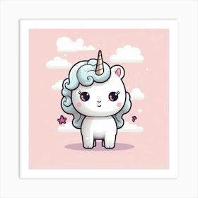 Cute Unicorn 575 Art Print