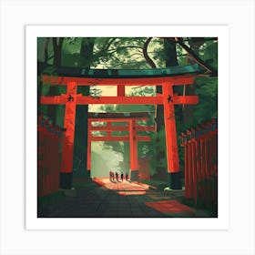 Fushigi Gate 1 Art Print