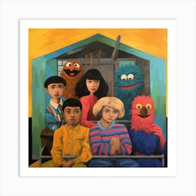 Sesame Street 1 Art Print