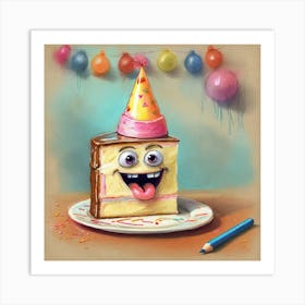 Birthday Cake 15 Art Print