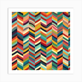 Herringbone Pattern Art Print