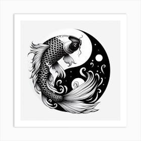 Yin Yang symbol 2 Art Print