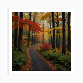 Autumn Forest 1 Art Print