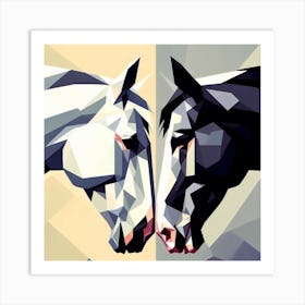 Pale horse, Dark Horse Art Print