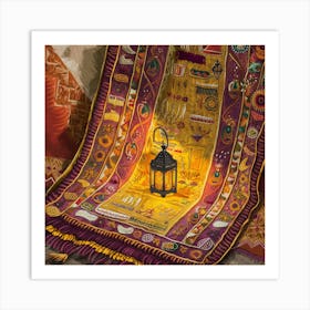 Islamic Rug Art Print