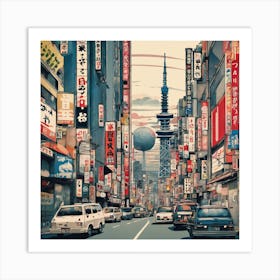 Asian Cityscape Art Print