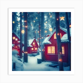 Christmas In Sweden Art Print