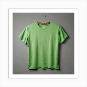 Green T - Shirt Art Print