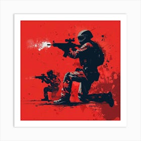 Paintball 4 Art Print