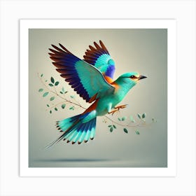 Bird In Flight 2 Art Print