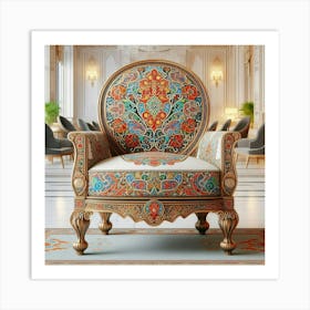 Ornate Chair 10 Art Print