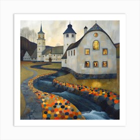 Slovakian Village Art Print