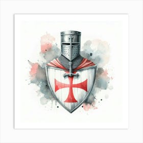 Knight Templar Art Print